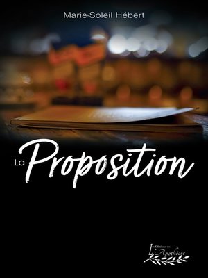 cover image of La Proposition